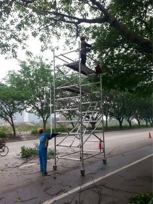 东莞移动式铝合金脚手架出租_其它_产品_中铝网