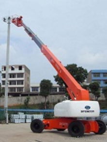 青岛曲臂式升降车租赁,铝合金脚手架租赁价格 厂家 图片