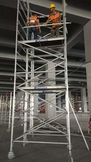 深圳移动10米高铝架,南山区别墅外墙铝合金租赁,深圳厂家大型